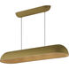 Wimbledon Linear Pendant Ceiling Light in Olive