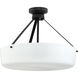 Lieon 3 Light 21 inch Black Convertible Pendant Ceiling Light