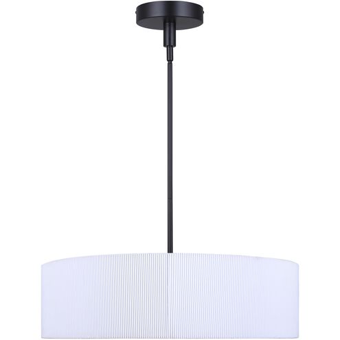 Carmynn LED 22.25 inch Black Chandelier Ceiling Light