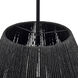 Elise 3 Light 22 inch Matte Black Indoor Pendant Ceiling Light