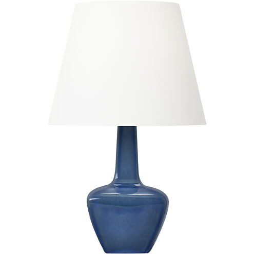 AERIN Diogo 28 inch 9.00 watt Blue Anglia Crackle Table Lamp Portable Light
