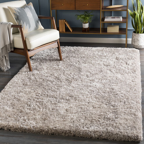 Grizzly 96 X 60 inch Light Gray Rug in 5 x 8, Rectangle