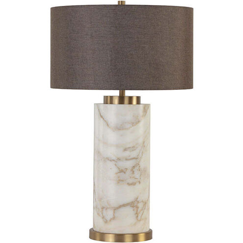Apollolina 29.75 inch 100.00 watt Gold with Grey Table Lamp Portable Light