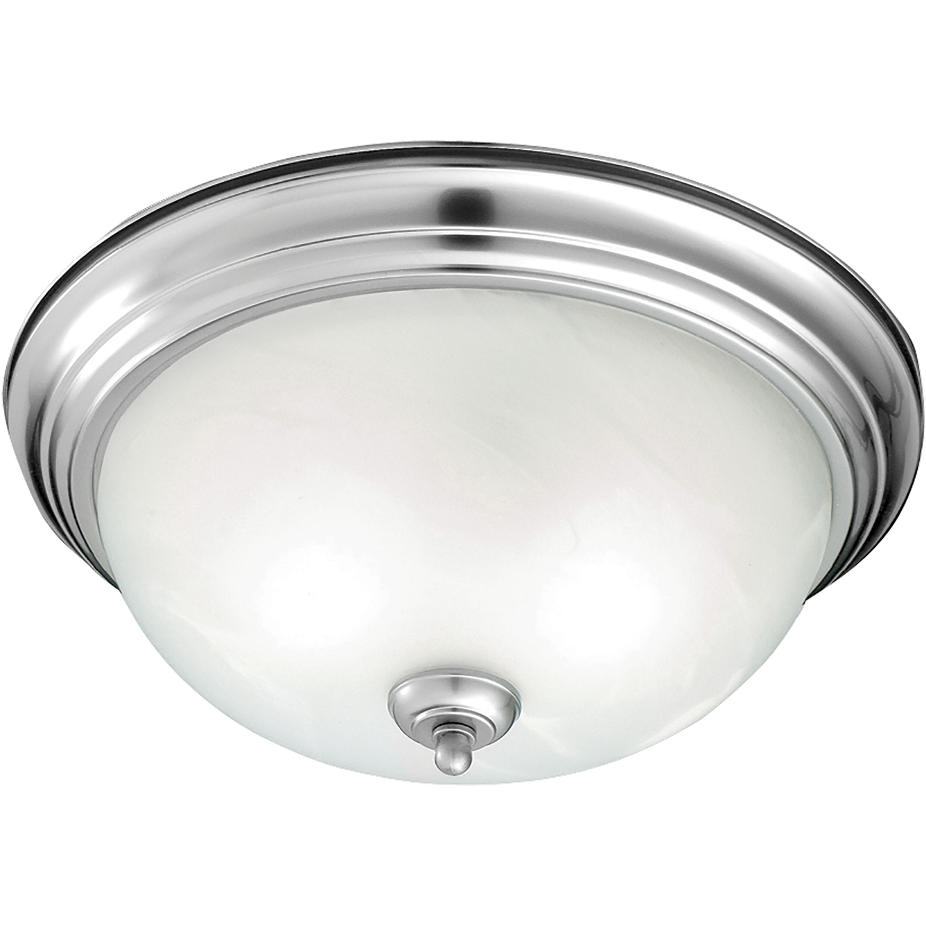 Harmony 2 Light 14 inch Brushed Nickel Flush Mount Ceiling Light