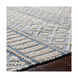 Farmhouse Tassels 108 X 72 inch Blue Rug in 6 X 9, Rectangle