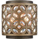 Strabane 2 Light 8 inch Mocha with Deep Bronze ADA Sconce Wall Light