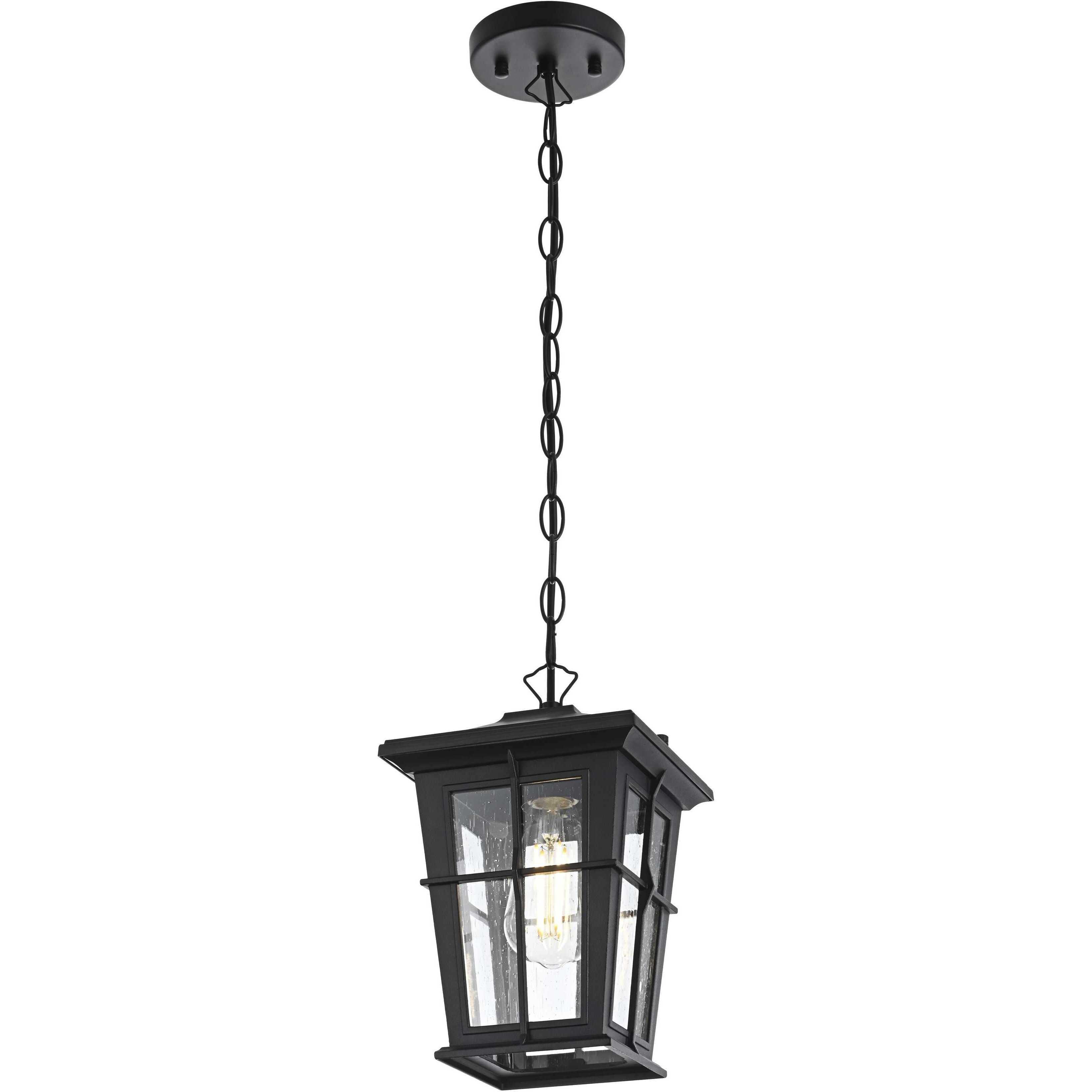 Bodine 1 Light 7 inch Black Outdoor Pendant