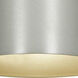 Poseidon 1 Light 6 inch Satin Wallwasher