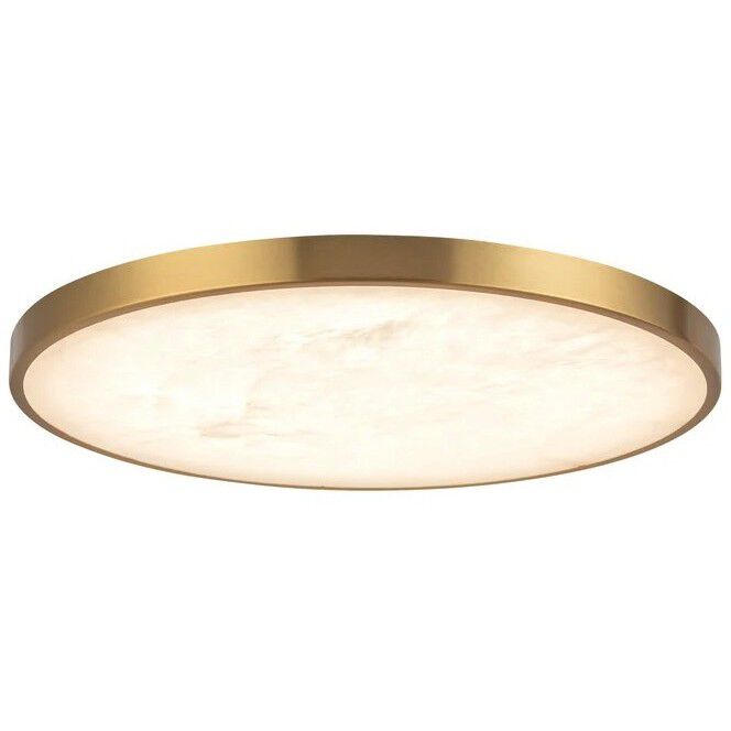 Alora Mood Evelyn 15.13 inch Matte Black and Alabaster Flush Mount Ceiling Light
