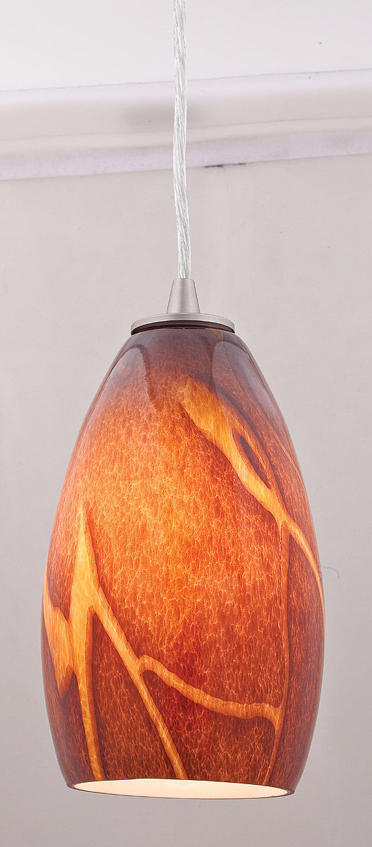 Merlot 5 inch Pendant Ceiling Light in Inca