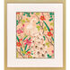 Peacock Paradise I Orange and Green and Red and Pink Framed Art, Propac
