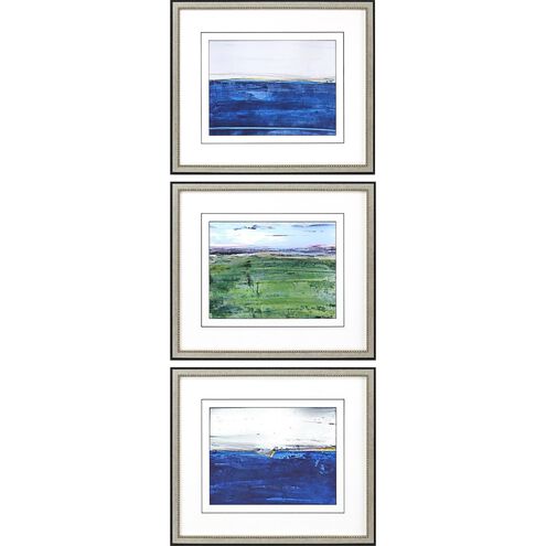 Waterside Collection Blue Framed Art