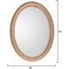 Valley 35 X 26 inch Natural Wall Mirror