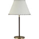 Camelia 27 inch 60.00 watt Dark Antique Brushed Brass Table Lamp Portable Light