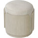 Hutton 18 inch Ashe Blonde Oak with Ecru Ottoman