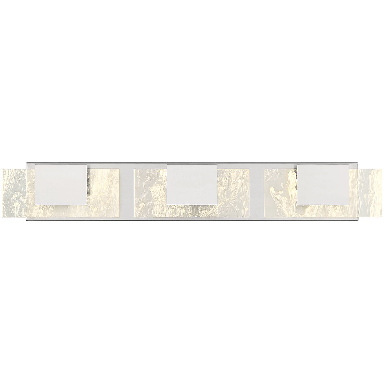 Kasha LED 27.75 inch Chrome Vanity Light Wall Light