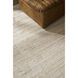 Jackie 36 X 24 inch Light Grey / Slate Grey Taupe Handmade Rug in 2 x 3