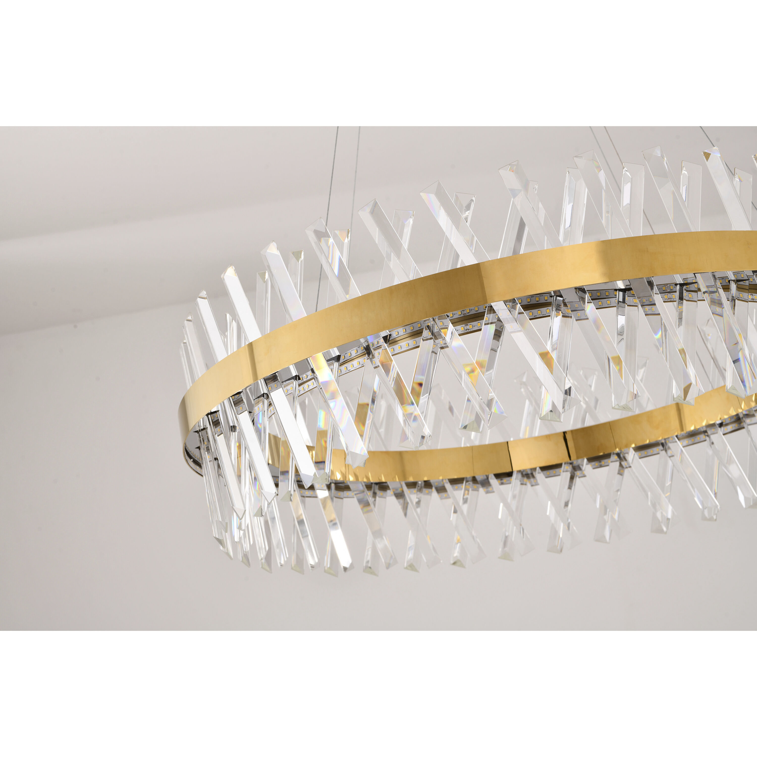 Canada LED 32 inch Gold Chandelier Ceiling Light