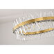 Canada LED 32 inch Gold Chandelier Ceiling Light