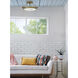 Collier 3 Light 16.5 inch Heritage Brass Indoor Semi-Flush Mount Ceiling Light