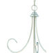 Bella 3 Light 20 inch Brushed Nickel Pendant Ceiling Light