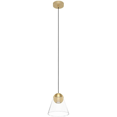 Cerasella 1 Light 8 inch Brushed Brass Pendant Ceiling Light