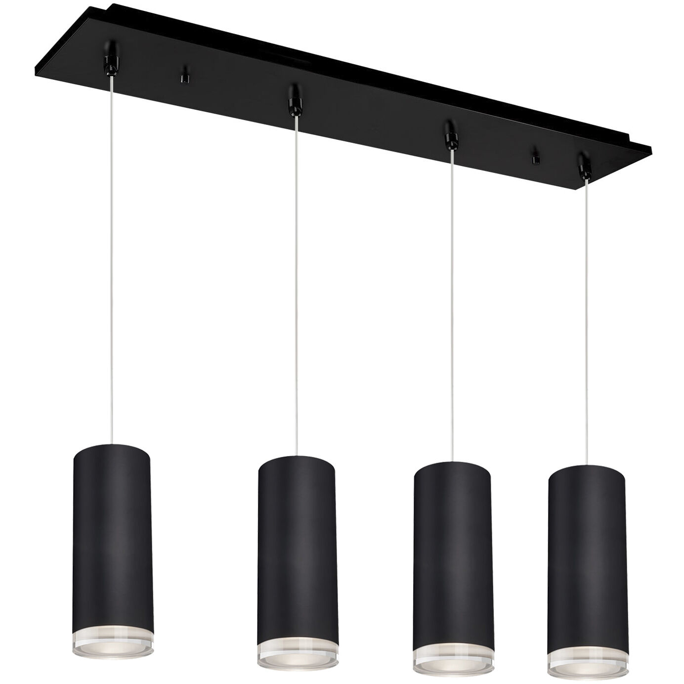 Cameo Multi Pendant Ceiling Light in Black