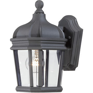 Harrison 1 Light 12 inch Coal Outdoor Wall Mount in Black, Great Outdoors