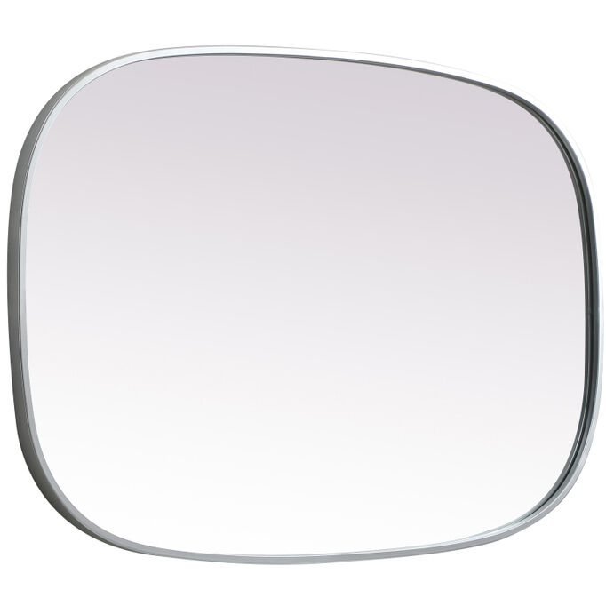 Brynn 36 X 24 inch Silver Mirror in 24 x 36