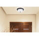 Brentwood LED 14 inch Mahogany Bronze Flush Mount Ceiling Light