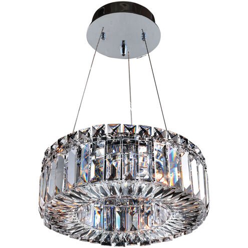 Rondelle 3 Light 12 inch Chrome Pendant Ceiling Light