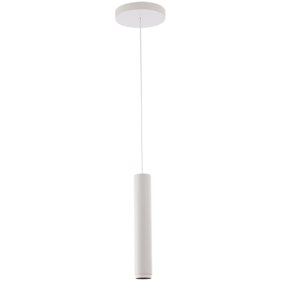 WAC Lighting Silo 1 Light 120-277 VAC White/White Track Pendant Ceiling Light PD-2020-930-WT/WT - Open Box