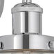 Dover 1 Light 6.5 inch Polished Chrome Sconce Wall Light