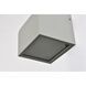 Raine 6 inch Silver Outdoor Wall Light
