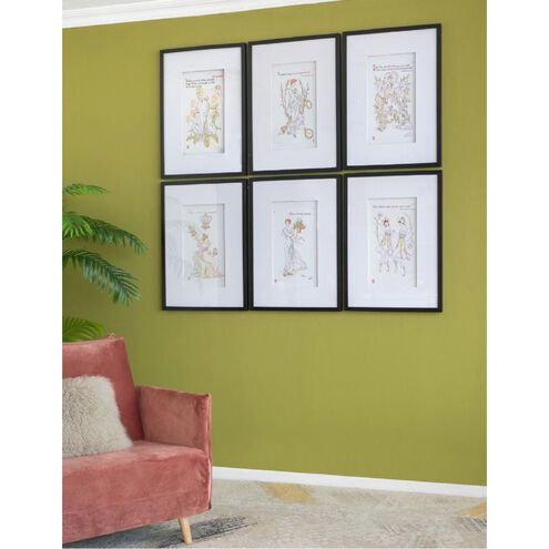 Smithsonian Black/White/Yellow Wall Art, Assorted Goddesses Close Encounters