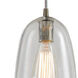 Grand Central 1 Light 6 inch Oil Rubbed Bronze Pendant Ceiling Light in Clear Mouth Blown
