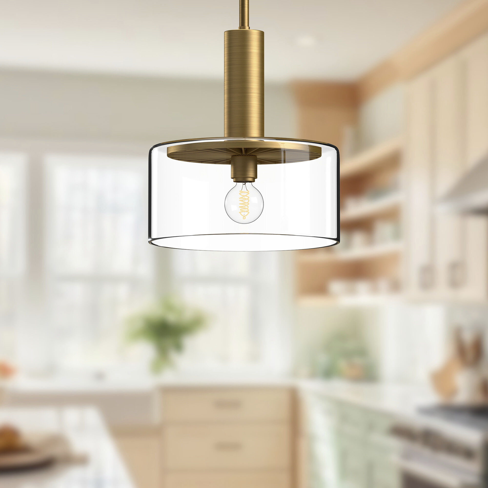Alora Mood Royale Pendant Ceiling Light in Aged Gold