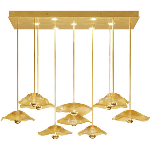Embark 17 Light 61.75 inch Gold Pendant Ceiling Light
