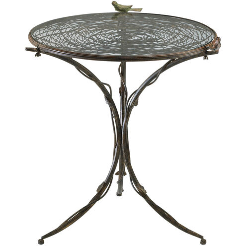 Bird Muted Rust Bistro Table