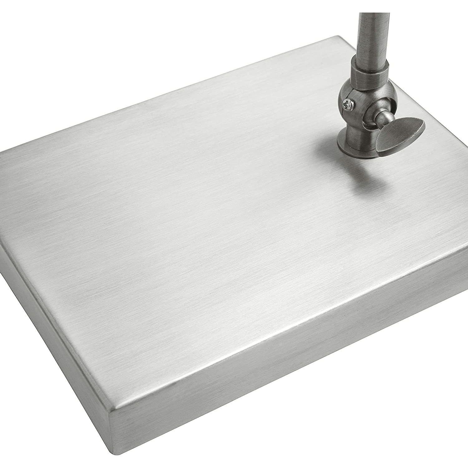 Sophia 17 inch 40 watt Brushed Steel Desk Lamp Portable Light