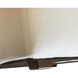 Universal 18 inch Natural Skirted Ottoman, 36in Square, The Linen Collection