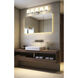 Henri 5 Light 42 inch Brushed Nickel Bathroom Vanity Wall Light