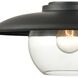 Jackson 1 Light 12 inch Matte Black Outdoor Wall Sconce