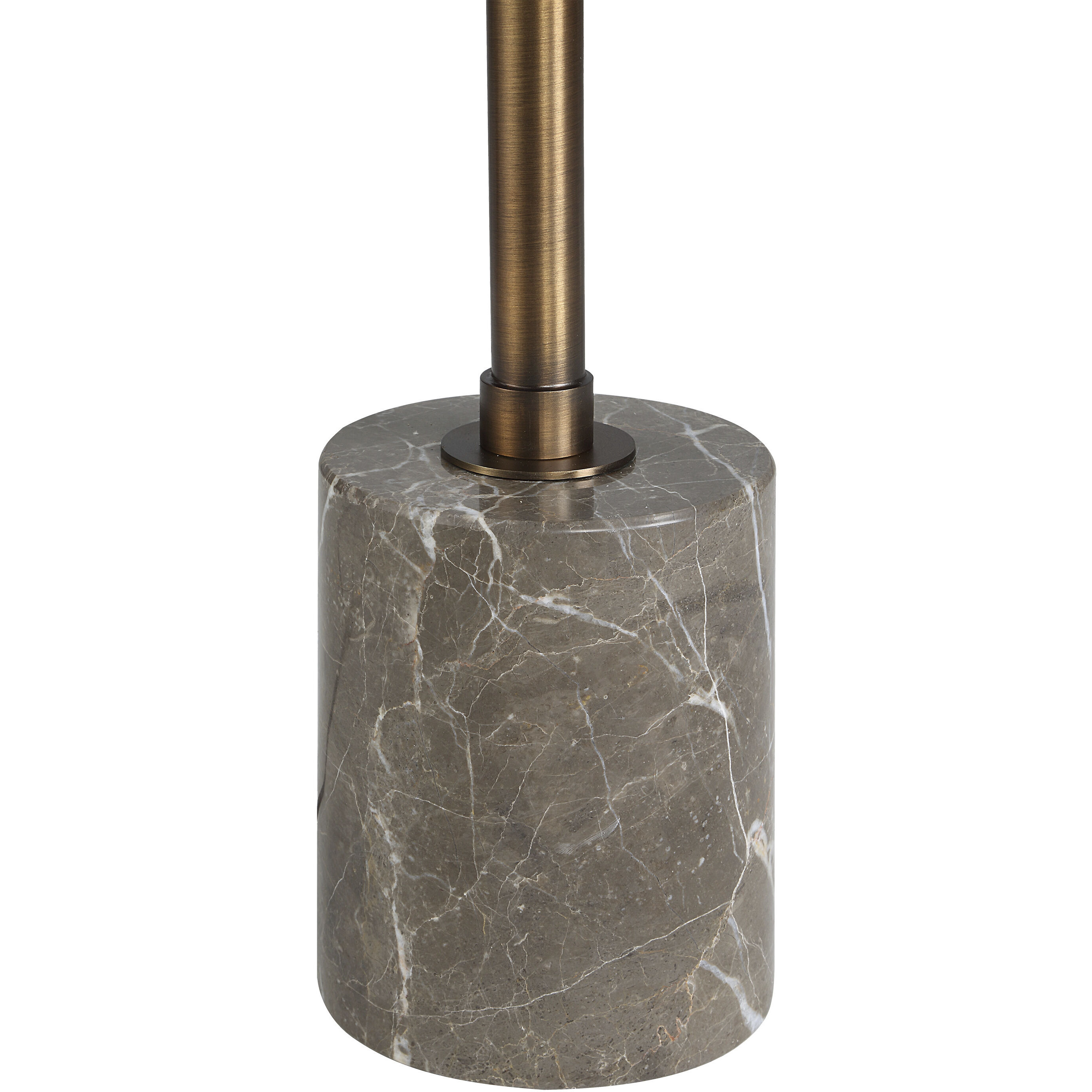 Gusle 55 inch Dark Antique Brushed Bronze Floor Lamp Portable Light