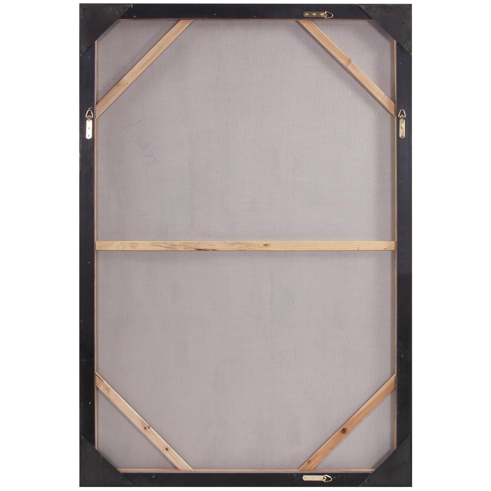 Rustling Of Fall Leaves 61.75 X 41.75 inch Hand Painted Canvas