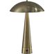 Vortex 20 inch 40.00 watt Antique Brass Table Lamp Portable Light