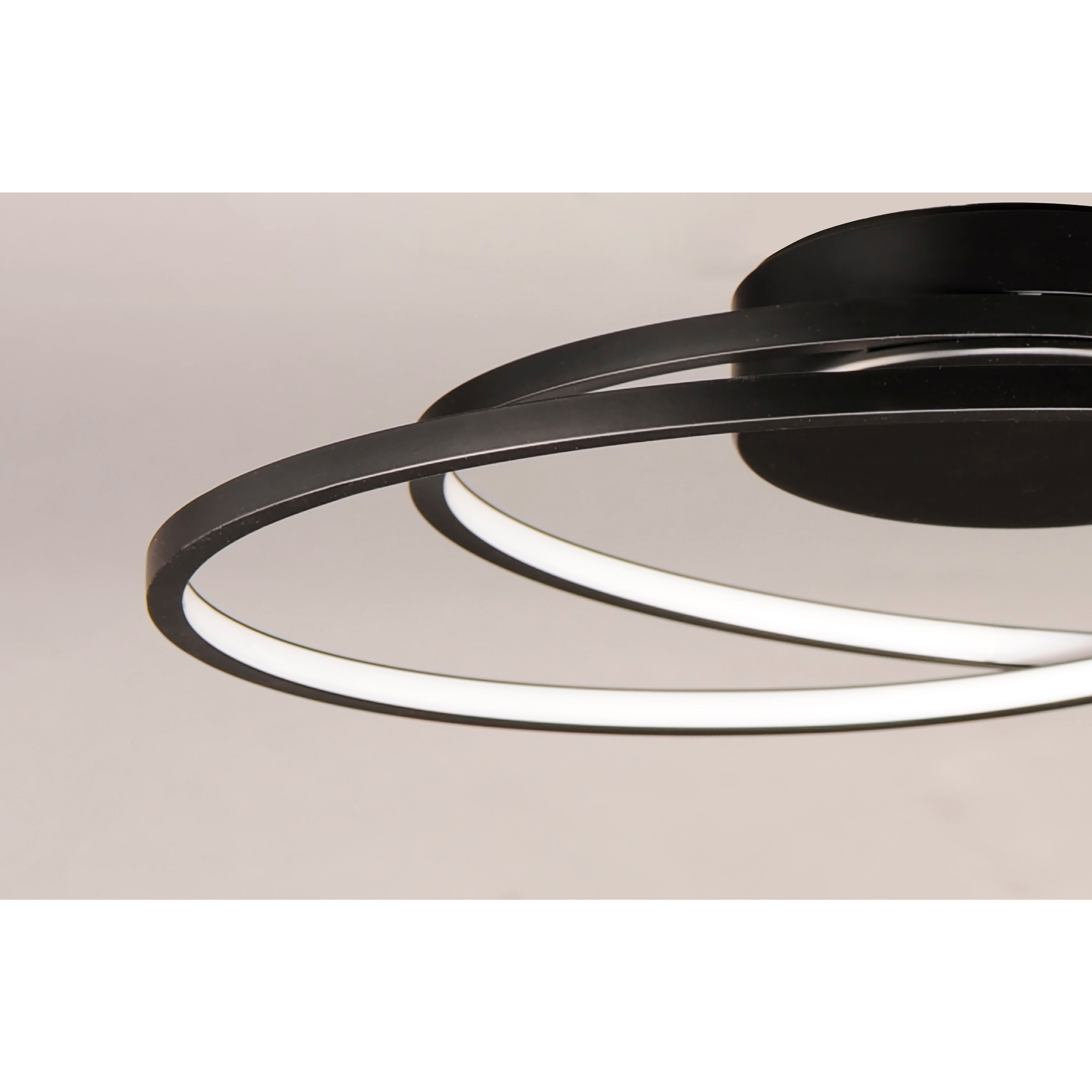 Cycle LED 24.5 inch Black Flush Mount Ceiling Light