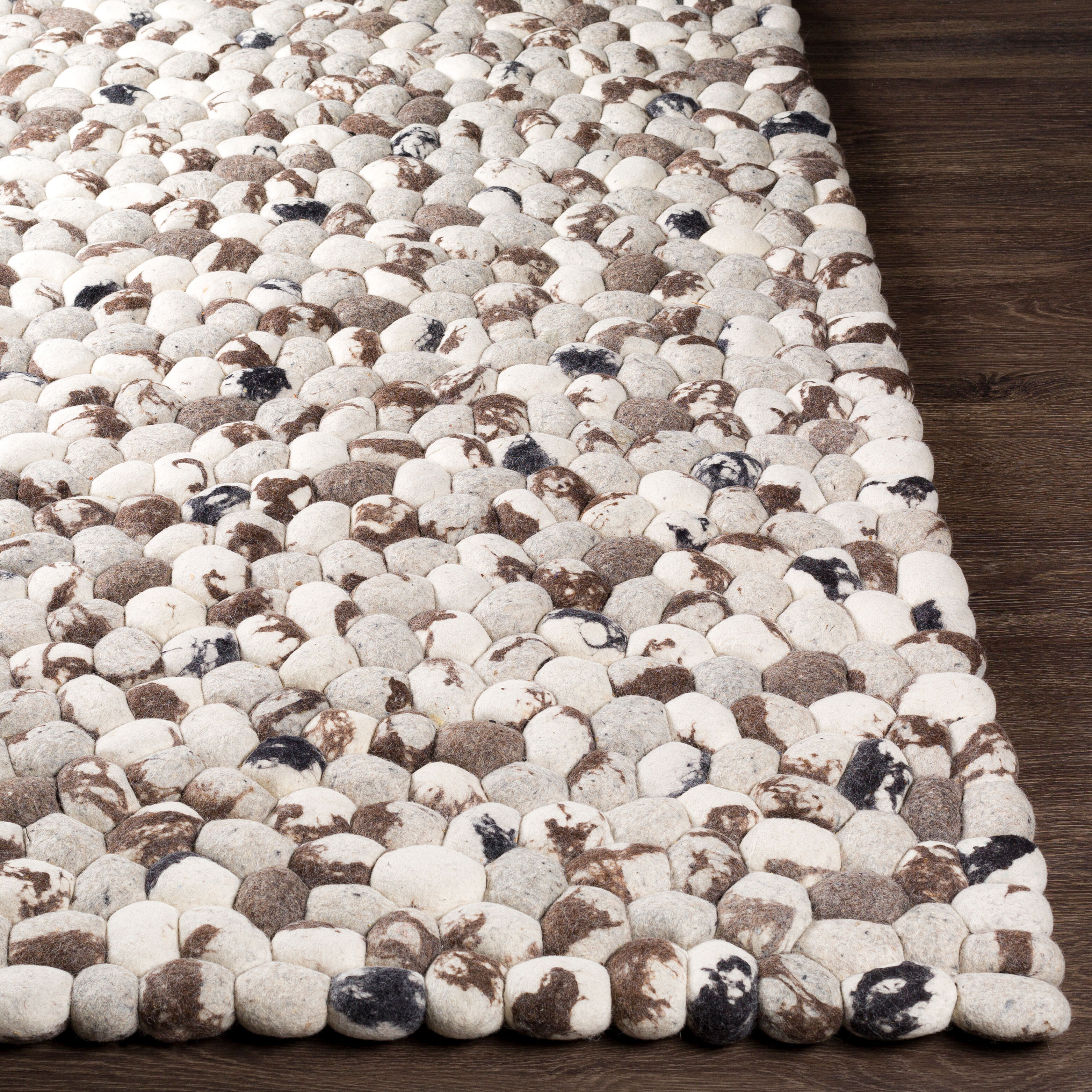 Summit 66 X 42 inch Charcoal Rug in 4 X 6, Rectangle