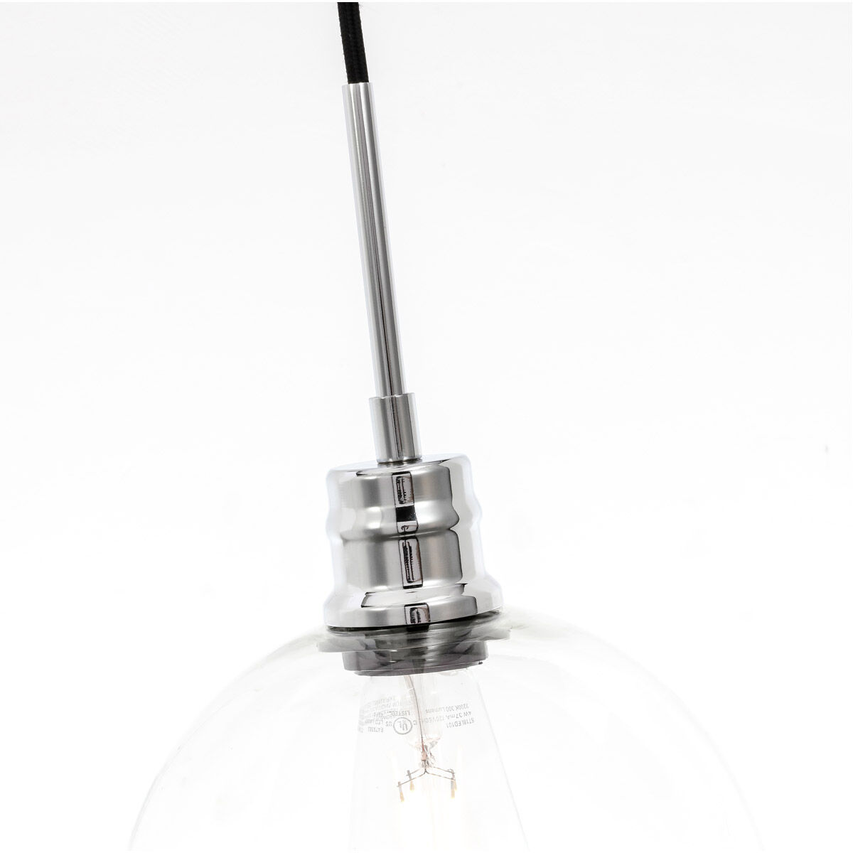 Emett 1 Light 8 inch Chrome Pendant Ceiling Light