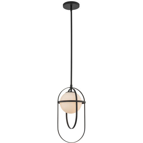Lennox 1 Light 9 inch Matte Black Mini Pendant Ceiling Light